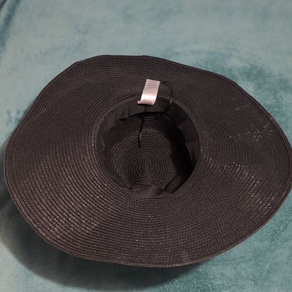 PrettyLittleThing Black Beach / Pool / Sun‎ Hat - Picture 3 of 5